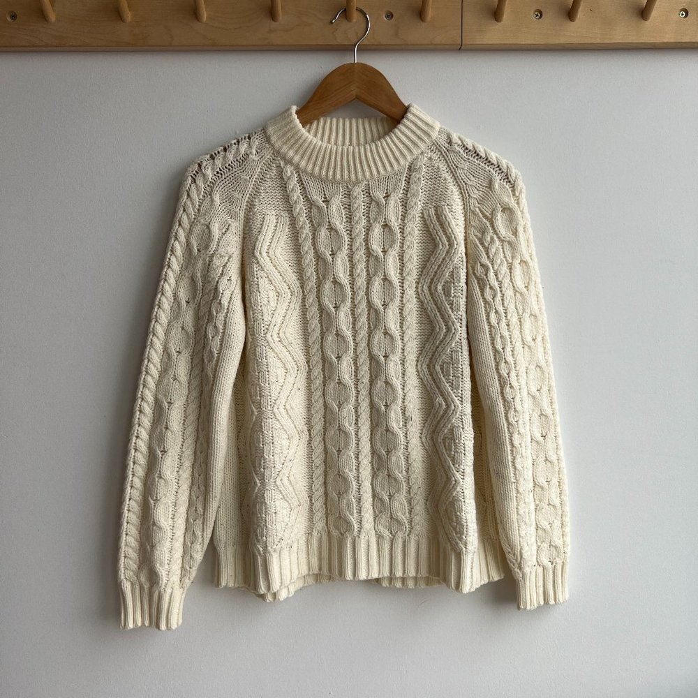 Vintage Chunky Wool Style Sweater - Acrylic Fiber